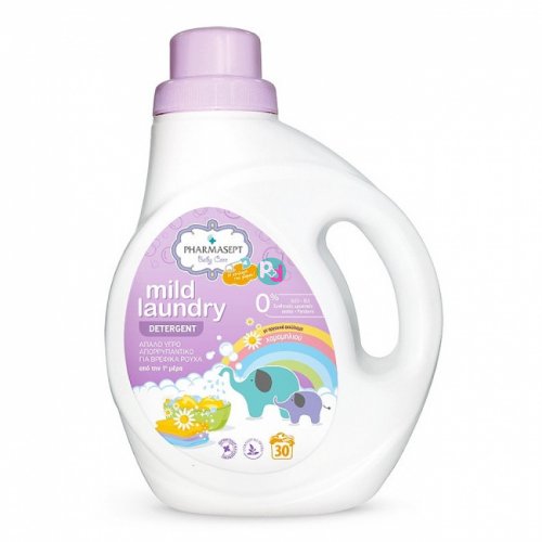 Pharmasept Baby Care Mild Laundry Detergent Απαλό Υγρό Απορρυπαντικό Για Βρεφικά Ρούχα 1 Lt