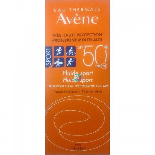 Avene Fluid Sport Face & Body Sunscreen SPF 50+ 100ml