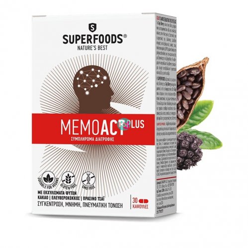 Superfoods Memoact Plus 30caps