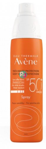 Avene Solaire Αντηλιακό Spray Για πρόσωπο και Σώμα SPF50 200ml.