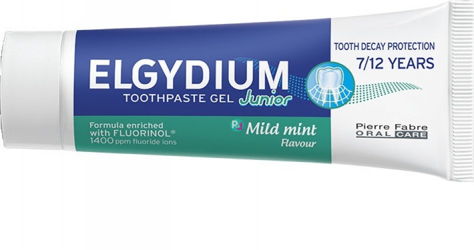 Elgydium Junior Toothpaste Mild Mint 7-12 Ετών 1400ppm 50ml