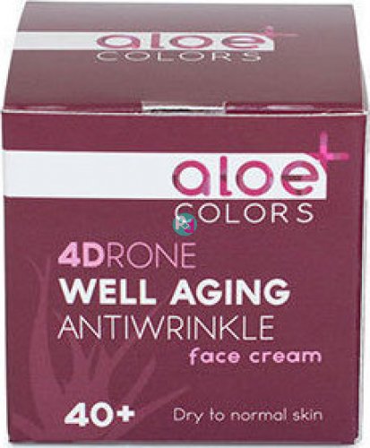 Aloe+ Colors 4Drone Well Aging Antiwrinkle Face Cream 40+ 50ml