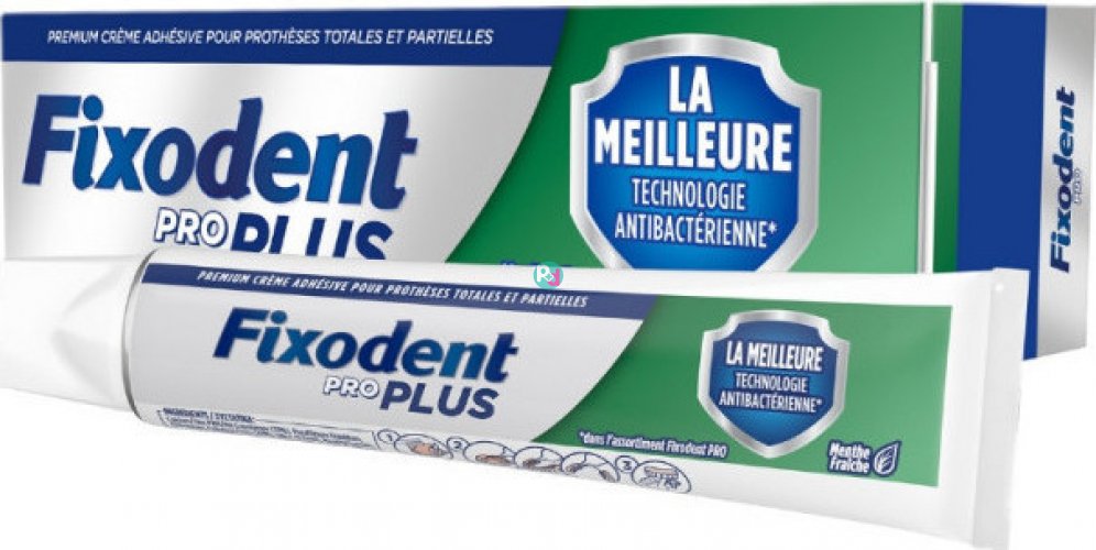 Fixodent Pro Plus Antibacterial Technology Στερεωτική Κρέμα για Τεχνητή Οδοντοστοιχία 40gr
