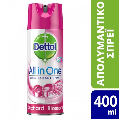 Dettol All In One Απολυμαντικό Spray Orchard Blossom 400ml