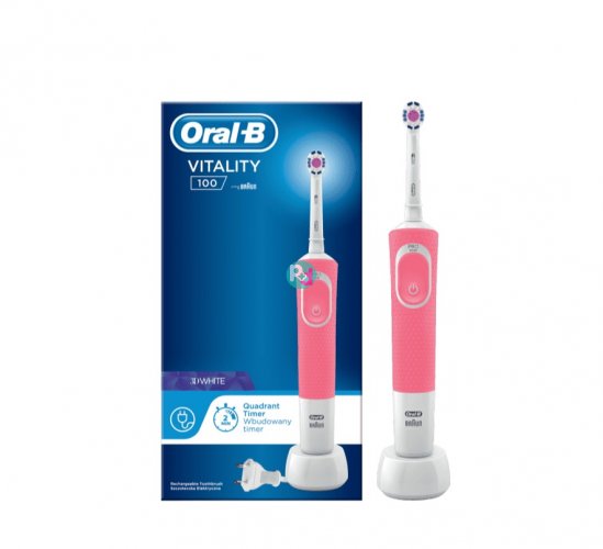 ORAL-B Vitality 100 3D Οδοντόβουρτσα Ρόζ.