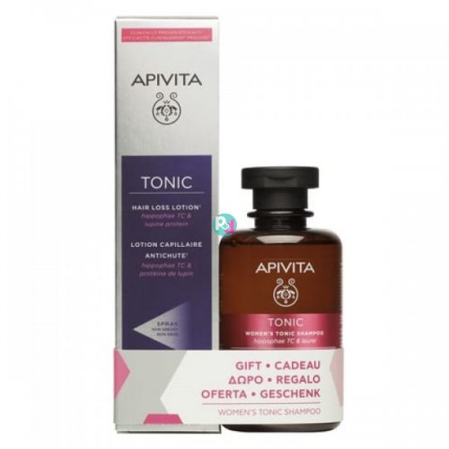 Apivita Anti-Hair Loss Lotion 150ml + Gift Tonic Shampoo for Women 250ml