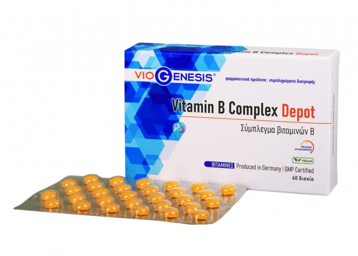 Viogenesis Vitamin B- Complex Depot, 60 tabs