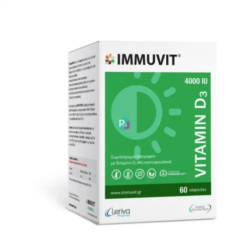 Immuvit Vitamin D3 4000iu 60Caps