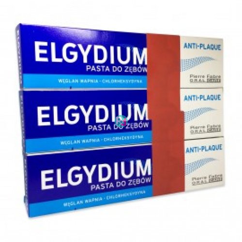 Elgydium Anti-Plaque Οδοντόκρεμα 100ml x 3 (Προσφορά 2+1)