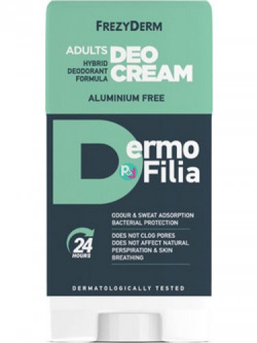 Frezyderm Dermofilia Adults Deo Cream Hybrid Deodorant Formula Deodorant in Cream Form, 40ml