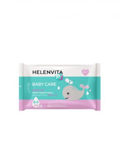 Helenvita Baby Care Sensitive Wipes 64τμχ