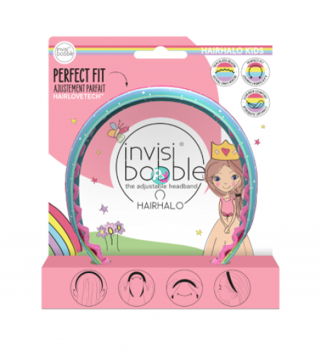 Invisibobble Kids HairHalo Rainbow Crown Στέκα Μαλλιών 1τμχ