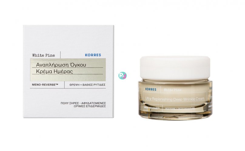 Korres White Pine Day Cream for Very Dry-Dehydrated Skin 40ml