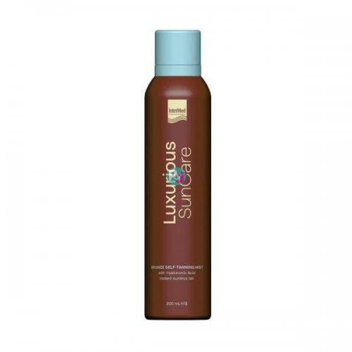 Intermed Luxurious Sun Care Bronze Self-Tanning Mist, Tanning Spray 200ml