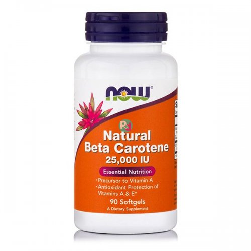 Now Natural Beta Carotene 90 softgels 