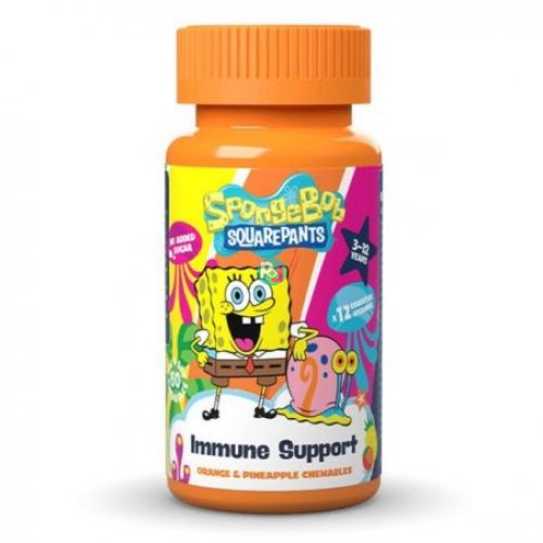 SpongeBob Immune Support Kids 3-12 Years 60 Chewable Tabs