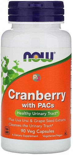 Now Cranberry with Pacs 90 Caps