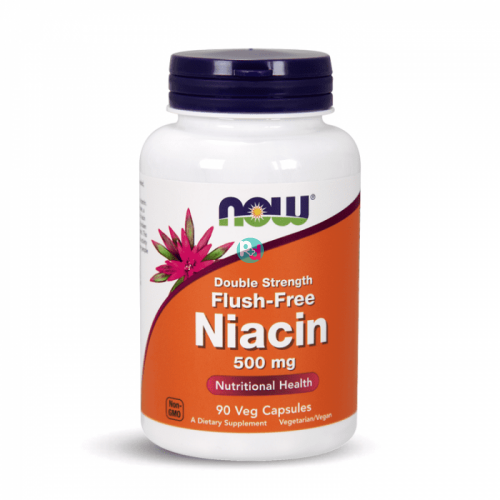 Now Double Strength Flush-Free Niacin 500mg 90 κάψουλες 