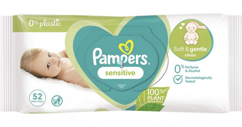  Pampers Sensitive Baby wipes 52 pcs