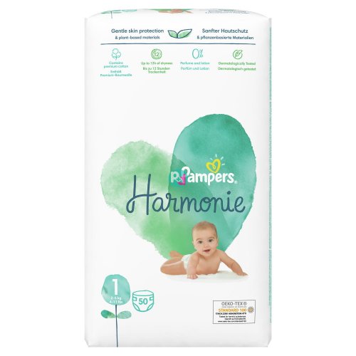 Pampers Harmonie 1 2-5 kg 50 pcs 