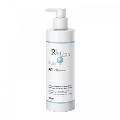 Relife U-Life 10 Moisturizing Body Cream For Dry Skin 400ml