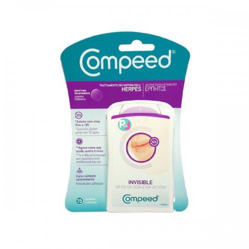 Compeed Invisible Pads Against Herpes Labialis 15 Pcs