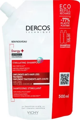Vichy Dercos Energy Shampoo Refill 500ml