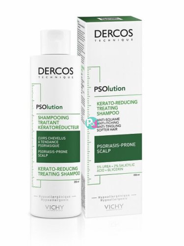 Vichy Dercos Psolution Kerato-Reducing Shampoo 200ml