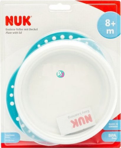Nuk Easy Learning Plate with Lid, from 8 months