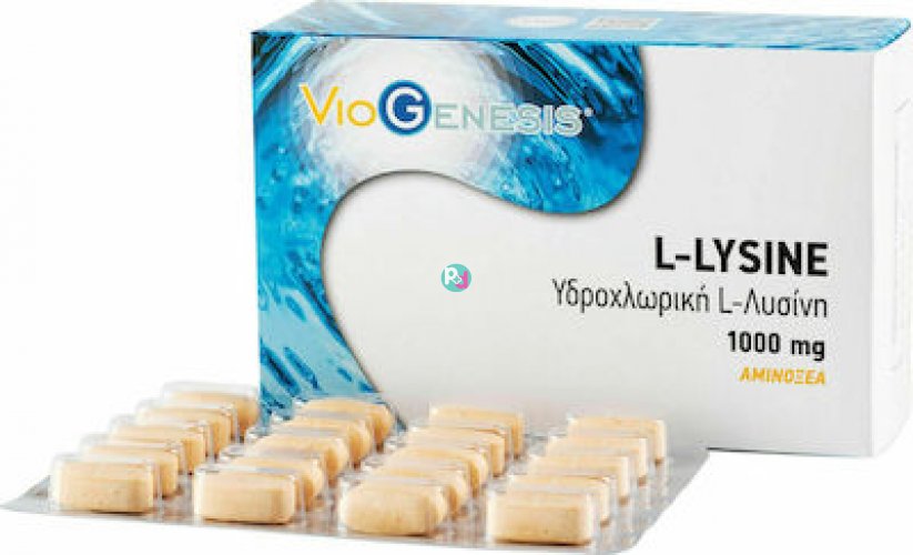 Viogenesis L-Lysine 1000mg 60 δισκία 