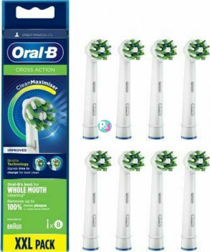 Oral-B Cross Action Spare Parts 8 pcs
