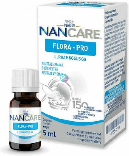  Nestle NanCare Flora Pro Nutritional Supplement Drops with L.Rhamnosus Cultures, 5ml