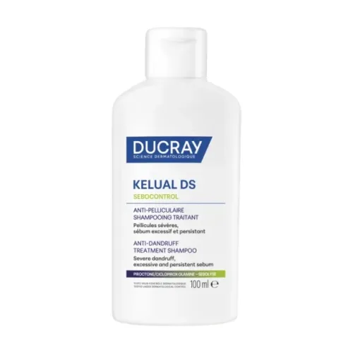 Ducray Kelual Ds Sebocontrol Shampoo Σαμπουάν Κατά Της Πιτυρίδας 100ml