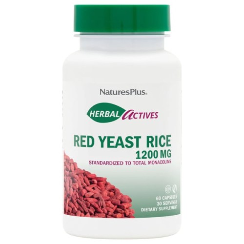 Natures Plus Red Yeast Rice 1200mg 60Caps