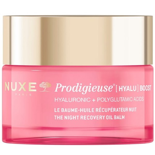 Nuxe Prodigieuse Hyalu Boost Night Recovery Oil Balm Κρέμα Νυκτός για Βαθιά Ενυδάτωση & Λάμψη 50ml