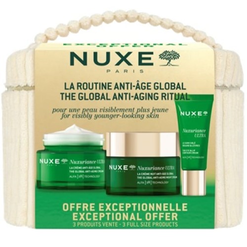 Nuxe The Global Anti-Aging Ritual Nuxuriance Ultra Αντιγηραντική Κρέμα Ημέρας 50ml +  Αντιγηραντική Κρέμα Νυκτός 50ml & Αντιγηραντική Κρέμα Ματιών & Χειλιών 15ml & Νεσεσέρ 