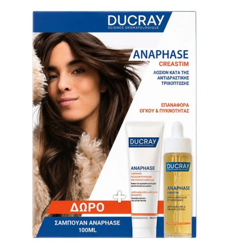 Ducray Promo Anaphase Creastim Anti Hair Loss & Growth Lotion 60ml & Δώρο Anti-Hair Loss & Growth Shampoo 100ml