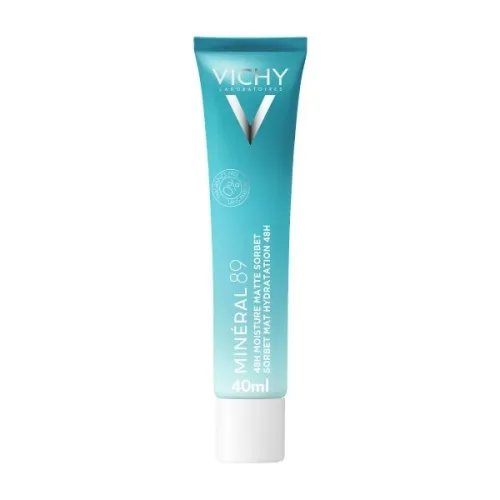 Vichy Mineral 89 Gel Sorbet Mat Hydration 48h Ενυδατική Κρέμα Προσώπου 48ωρης Ενυδάτωσης 40ml