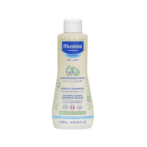 Mustela Gentle Shampoo Απαλό Σαμπουάν με Βιολογικό Αβοκάντο για Βρέφη & Παιδιά 500ml