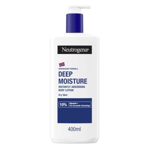 Neutrogena Deep Moisture Fast Absorbing Γαλάκτωμα Σώματος Βαθιάς Ενυδάτωσης & Άμεσης Απορρόφησης 400ml