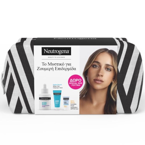 Neutrogena Promo Hydro Boost 10% Niacinamide Serum 30ml & Δώρο Water Gel Cleanser 15ml + Ultra Sheer Invisible Fluid Hydration Αντηλιακό Προσώπου SPF50 5ml & Νεσεσέρ