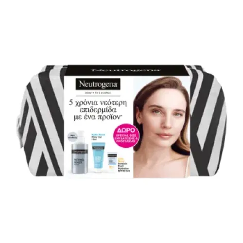 Neutrogena Retinol Boost Cream 50ml + Hydro Boost Water Gel 15ml + Ultra Sheer Fluid SPF50 5ml