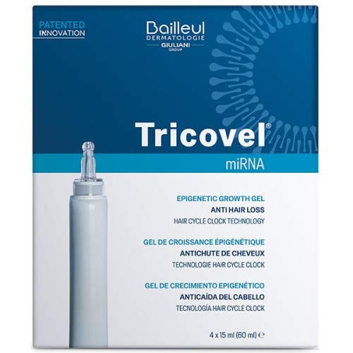 Bailleul Dermatologie Tricovel miRNA Τζελ Ανάπτυξης Μαλλιών & Κατά της Τριχόπτωσης 4x15ml