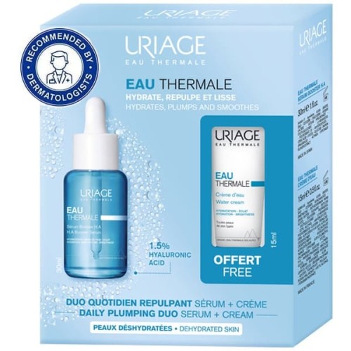 Uriage Eau Thermale Promo H.A. Booster Serum Ενυδατικός Ορός Προσώπου 30ml & Δώρο Water Cream Ενυδατική Κρέμα Προσώπου Ελαφριάς Υφής 15ml