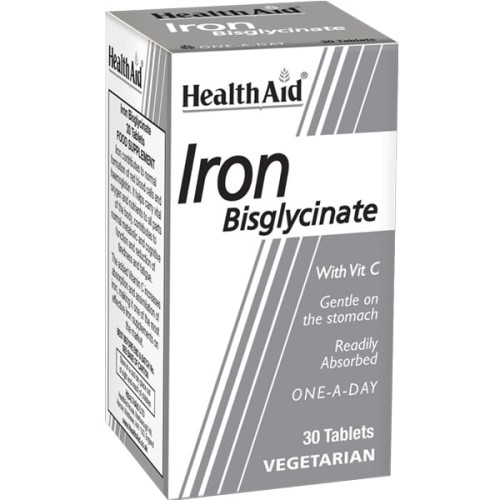Health Aid Iron Bisglycinate 30tabl