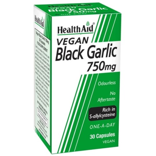 Health Aid Black Garlic 750mg 30Caps