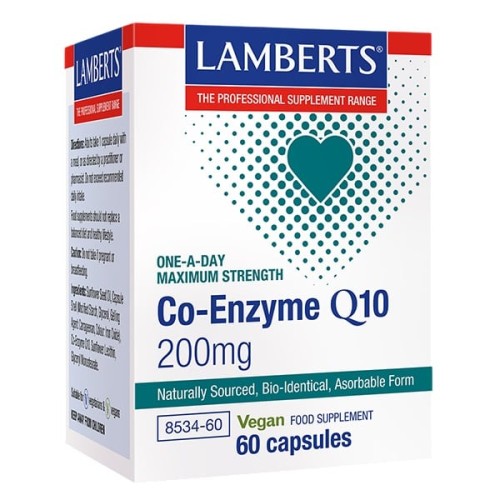 Lamberts Co-Enzyme Q10 200mg 60Caps
