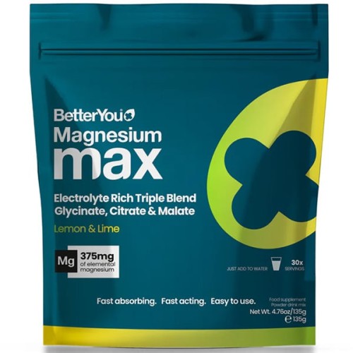 BetterYou Magnesium Max 3in1 Powder Lemon & Lime 135g