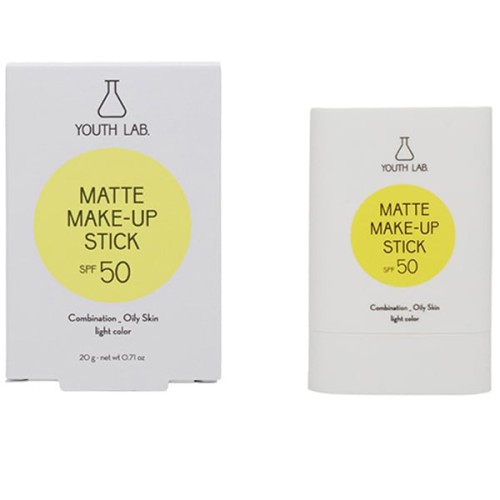 Youth Lab Matte Make-Up Stick Aντηλιακό Στικ Με Χρώμα Light SPF50 20gr