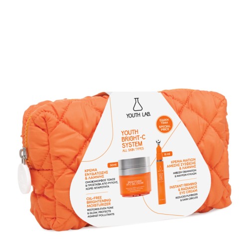 Youth Lab Bright-C System Vit-C Gel - Cream 50ml + Youth Shot For Eyes 15ml